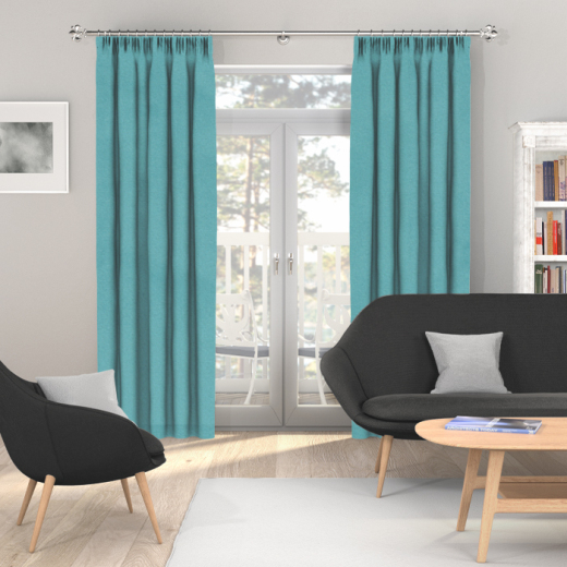 Made To Measure Curtains Luxor Velvet Teal