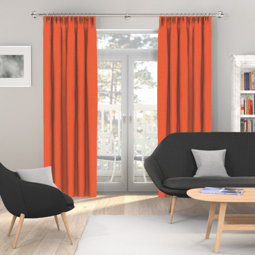 Made To Measure Curtains Luxor Velvet Terracotta