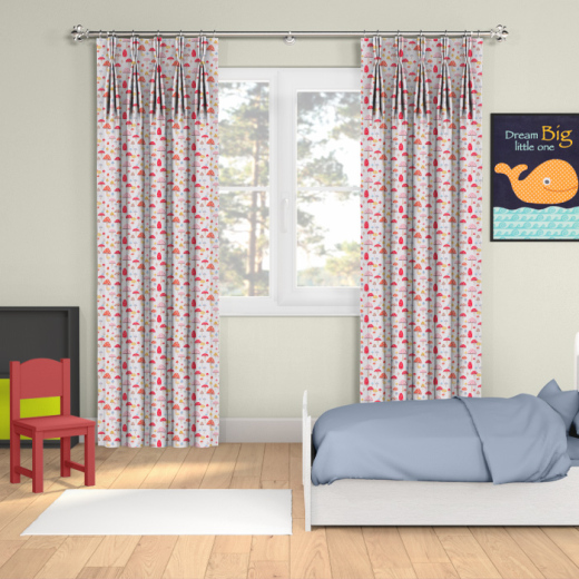 Made To Measure Curtains Mini Mushroom Multi