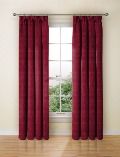 Made To Measure Curtains Pulse Velvet Crimson