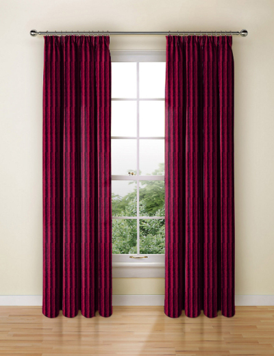 Made To Measure Curtains Rhythm Velvet Crimson