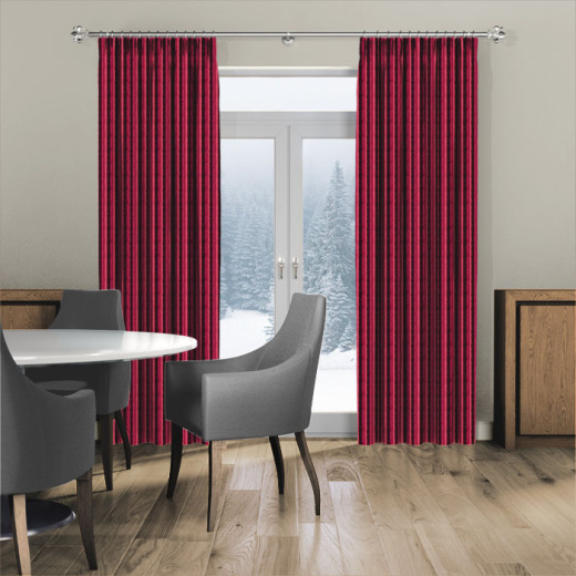 Made To Measure Curtains Rhythm Velvet Sorbet