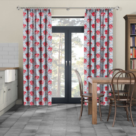 Made To Measure Curtains Rose Bloom Multi