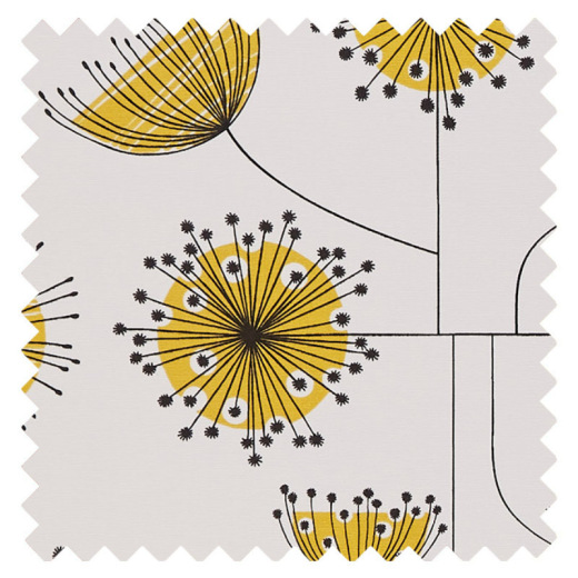 Dandelion Mobile Sunflower Yellow Fabric