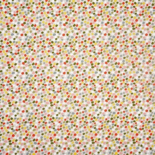 Dot To Dot Coral Fabric