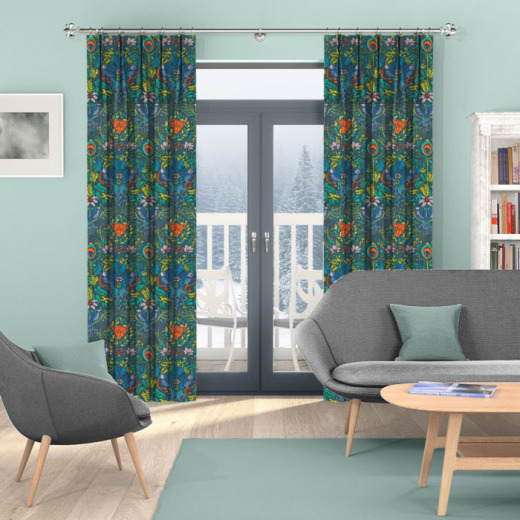 Made To Measure Curtains Amazon Navy