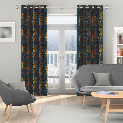 Made To Measure Curtains Tigris Flame