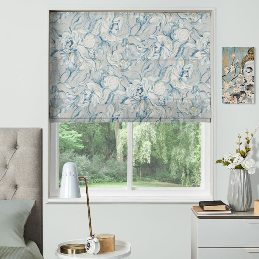 Emilie Sapphire Roman Blind