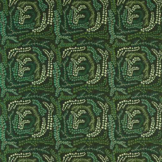 Made To Measure Curtains Fayola Fig Leaf/Clover/Succulent