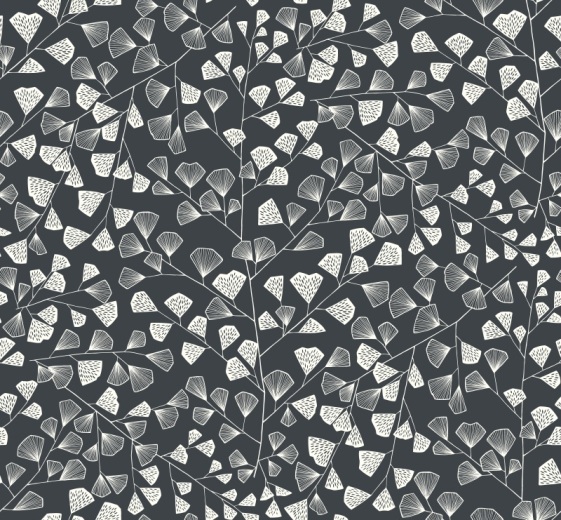 Fern Night Frost Fabric