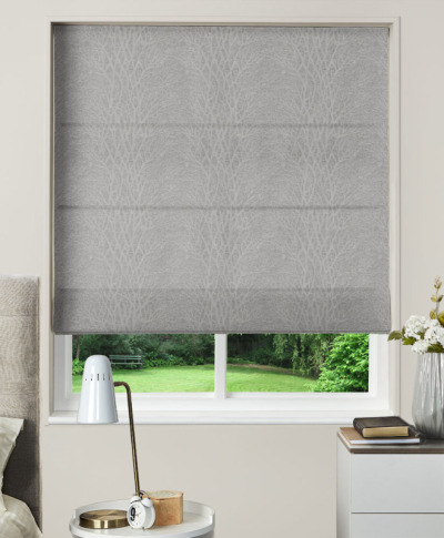 Made To Measure Roman Blinds Linford Classic Grey
