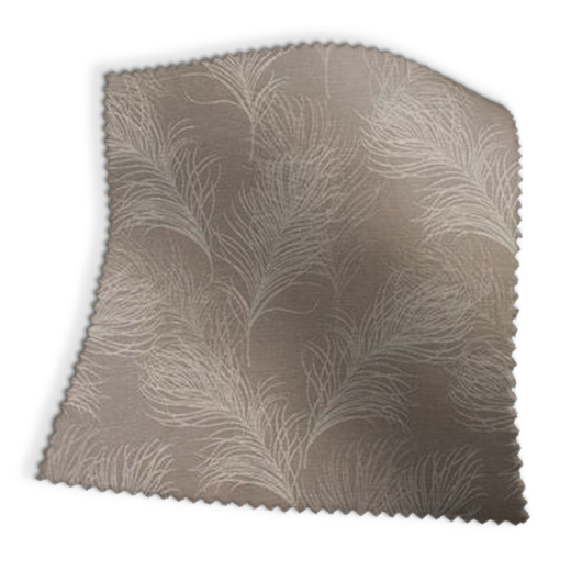 Feather Coffee Fabric