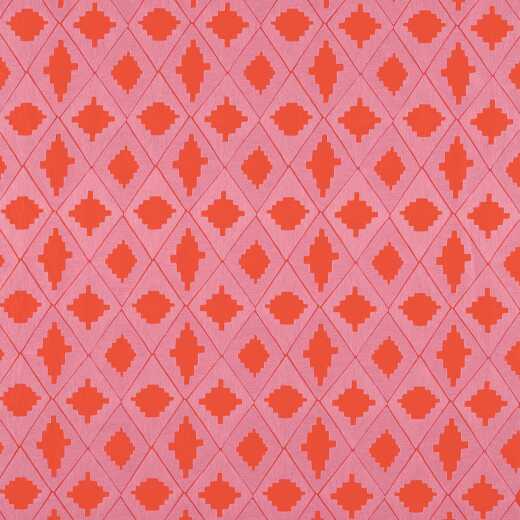 Made To Measure Curtains Garden Terrace Ruby/Rose
