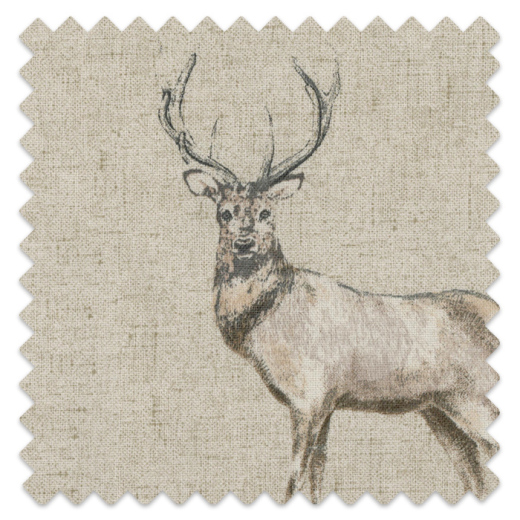 Glencoe Natural Curtain Fabric