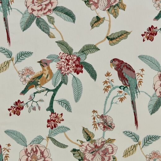 Birds Of Paradise Damson Fabric