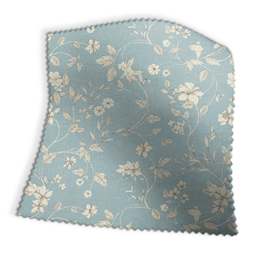 Etched Vine Wedgewood Fabric