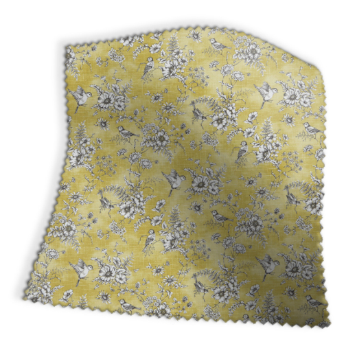 Finch Toile Buttercup Fabric