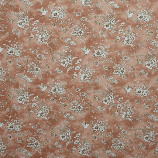 Finch Toile Coral Fabric