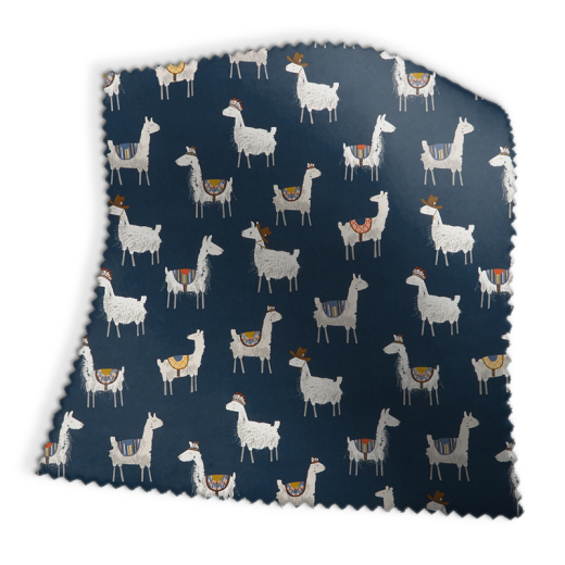 Made To Measure Curtains Alpaca Indigo