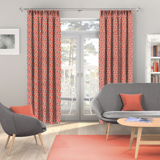 Made To Measure Curtains Astasia Poppy