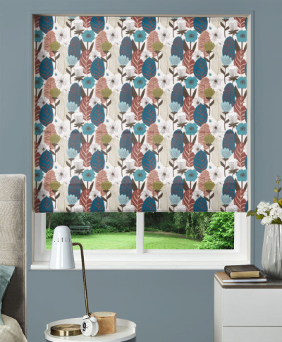 Made To Measure Roman Blinds Blooma Chocolate
