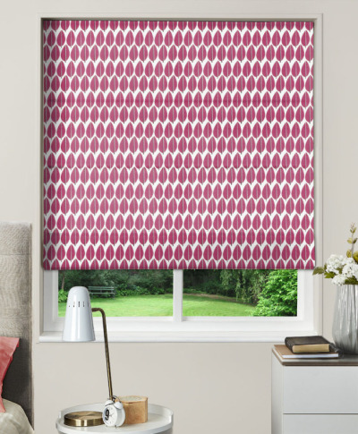 Made To Measure Roman Blinds Lazza Cerise