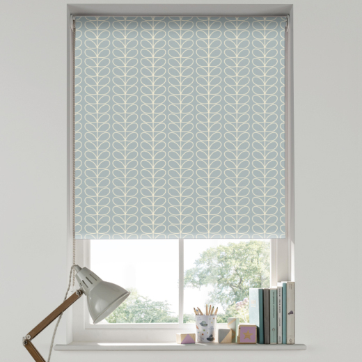 Linear Stem Blackout Duckegg Roller Blind