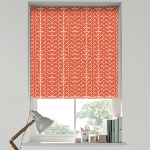 Linear Stem Blackout Tomato Roller Blind