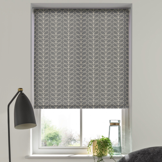 Made To Measure Linear Stem Cool Grey Roller Blind