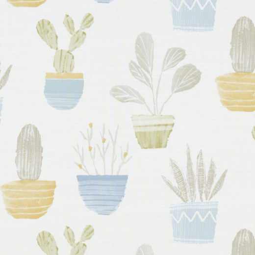 Made To Measure Curtains Cactus Chambray/Honey