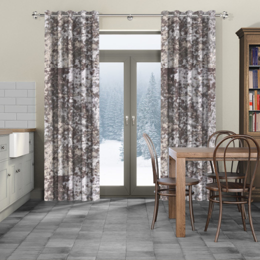 Made To Measure Curtains Crush Velvet Silver