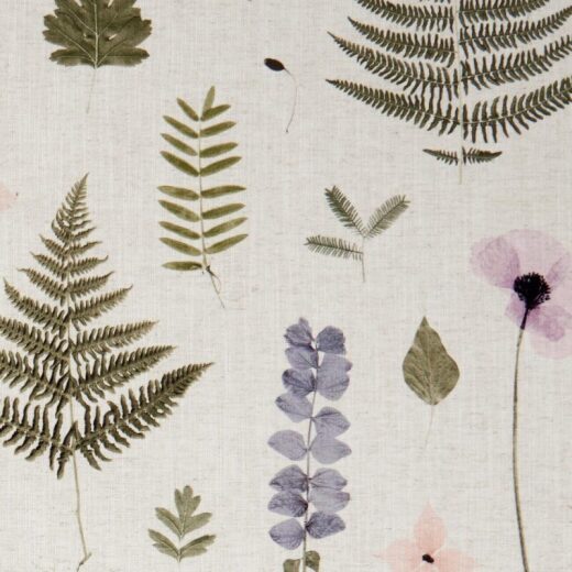 Made To Measure Curtains Herbarium Blush/Natural