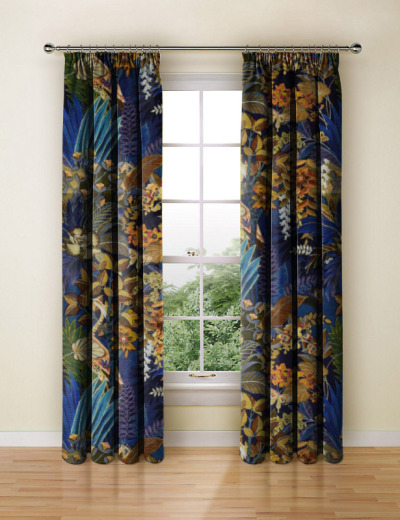 Made To Measure Curtains Hidden Paradise Midnite