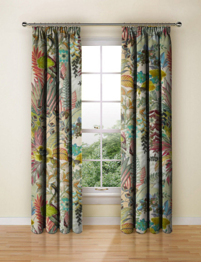 Made To Measure Curtains Hidden Paradise Pastel