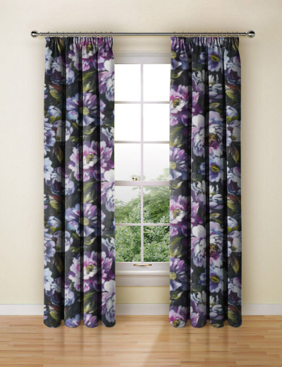 Made To Measure Curtains Secret Oasis Ultra Violet