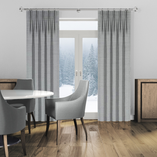 Made To Measure Curtains Silky Silver
