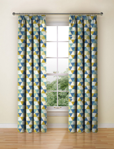 Made To Measure Curtains Swing Lemon Zest