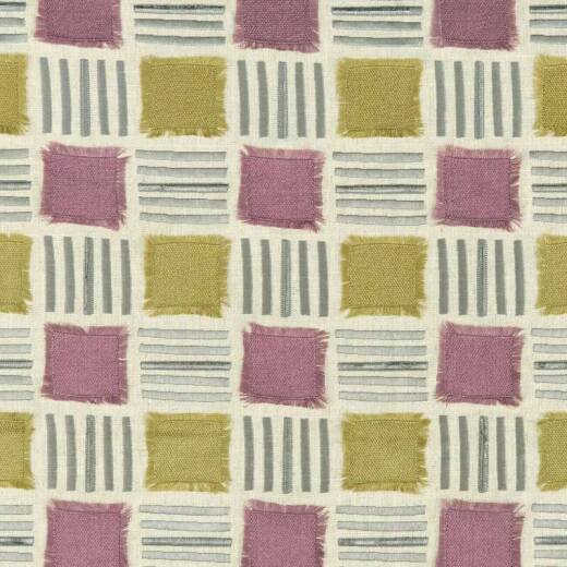 Made To Measure Curtains Vita Raspberry/Mineral