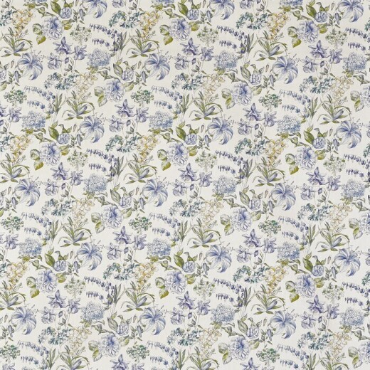 Made To Measure Roman Blind Bluebell Wood Saxon Blue