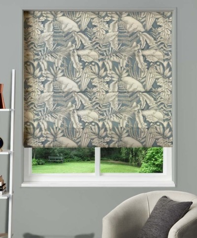 Made To Measure Roman Blind Caicos Chambray