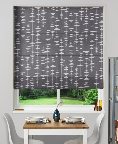 Made To Measure Roman Blind Ditto Liquorice