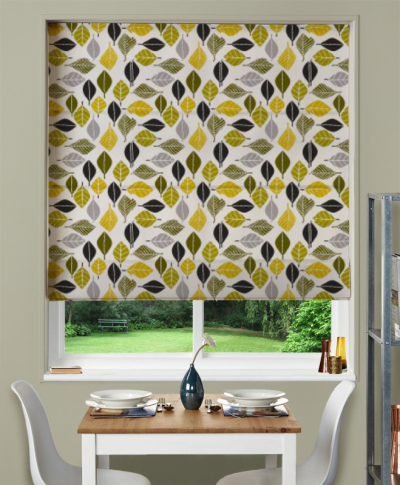 Made To Measure Roman Blind Fall Citrus