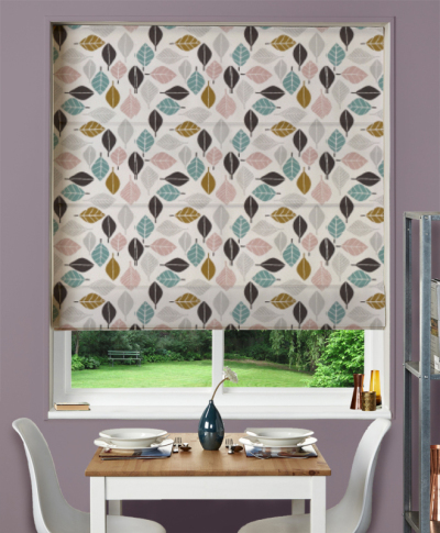Made To Measure Roman Blind Fall Marshmallow