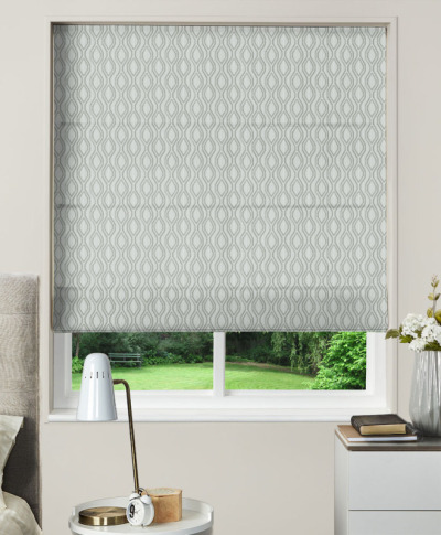 Made To Measure Roman Blind Hadley Silver