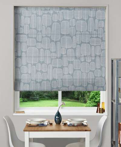 Made To Measure Roman Blind Little Trees Comet