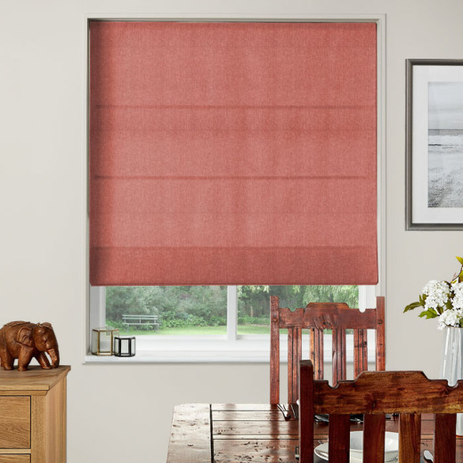 Made To Measure Roman Blind Oslo Coral