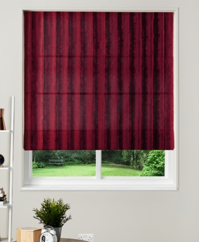 Made To Measure Roman Blind Rhythm Claret