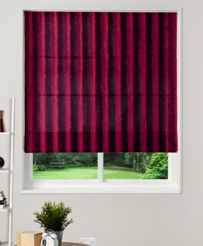 Made To Measure Roman Blind Rhythm Crimson