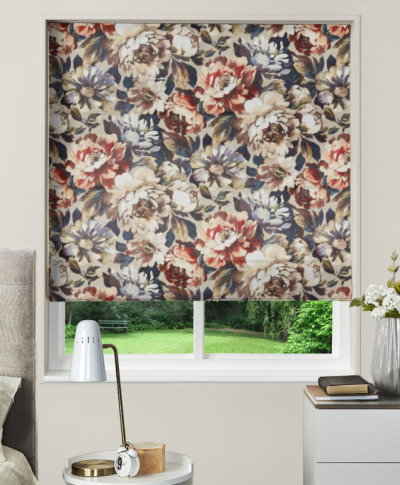 Made To Measure Roman Blind Secret Oasis Rouge