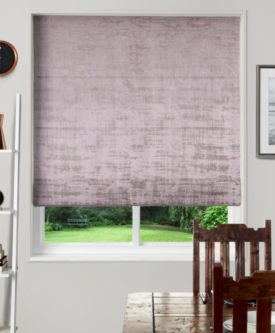 Made To Measure Roman Blinds Alessia Velvet Heather